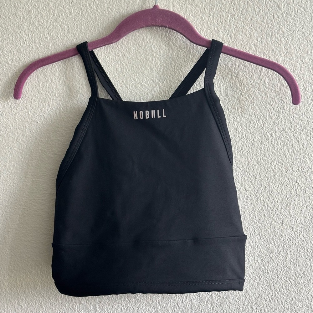 NOBULL High Neck Sports Bra Size Small Black